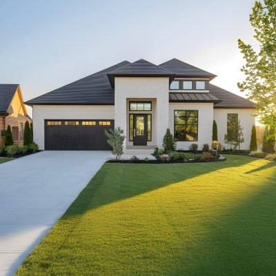 modern-luxury-house-with-beautiful-lawn-sunny-sky